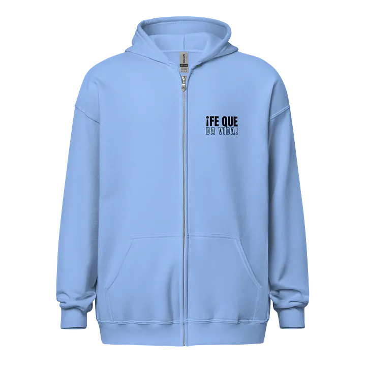 Sudadera unisex con capucha y cremallera | Colección Fe que da vida product image (1)
