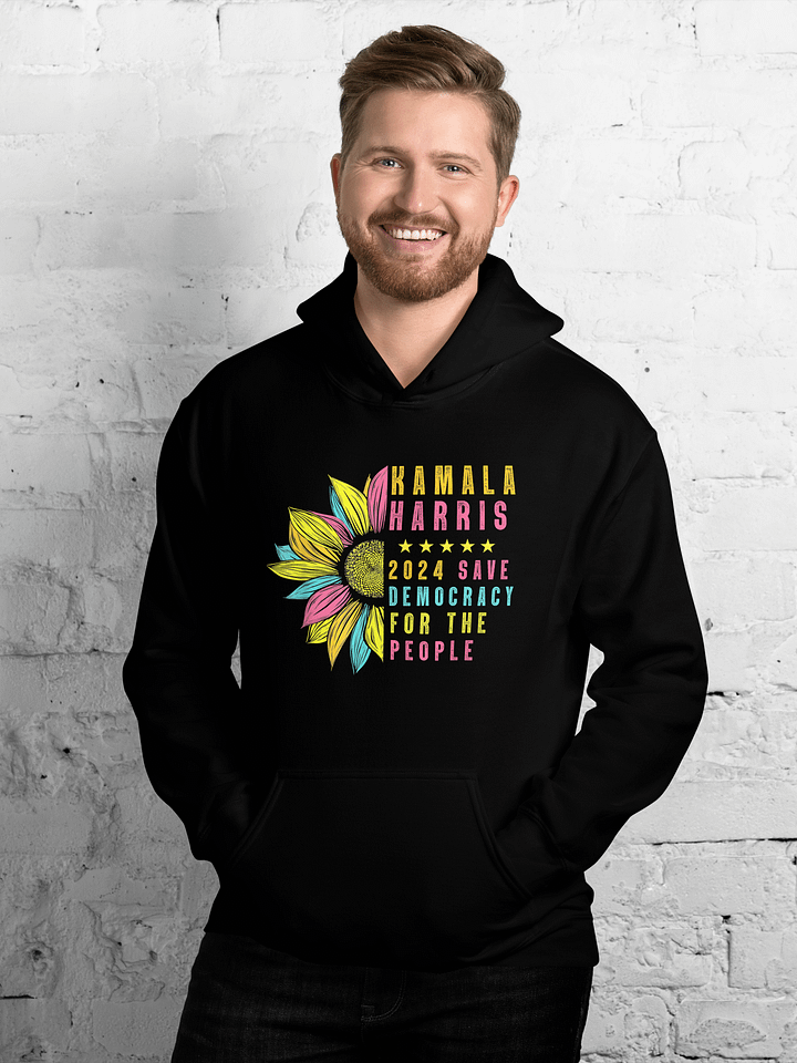 KAMALA DEMOCRACY UNISEX HOODIE product image (2)