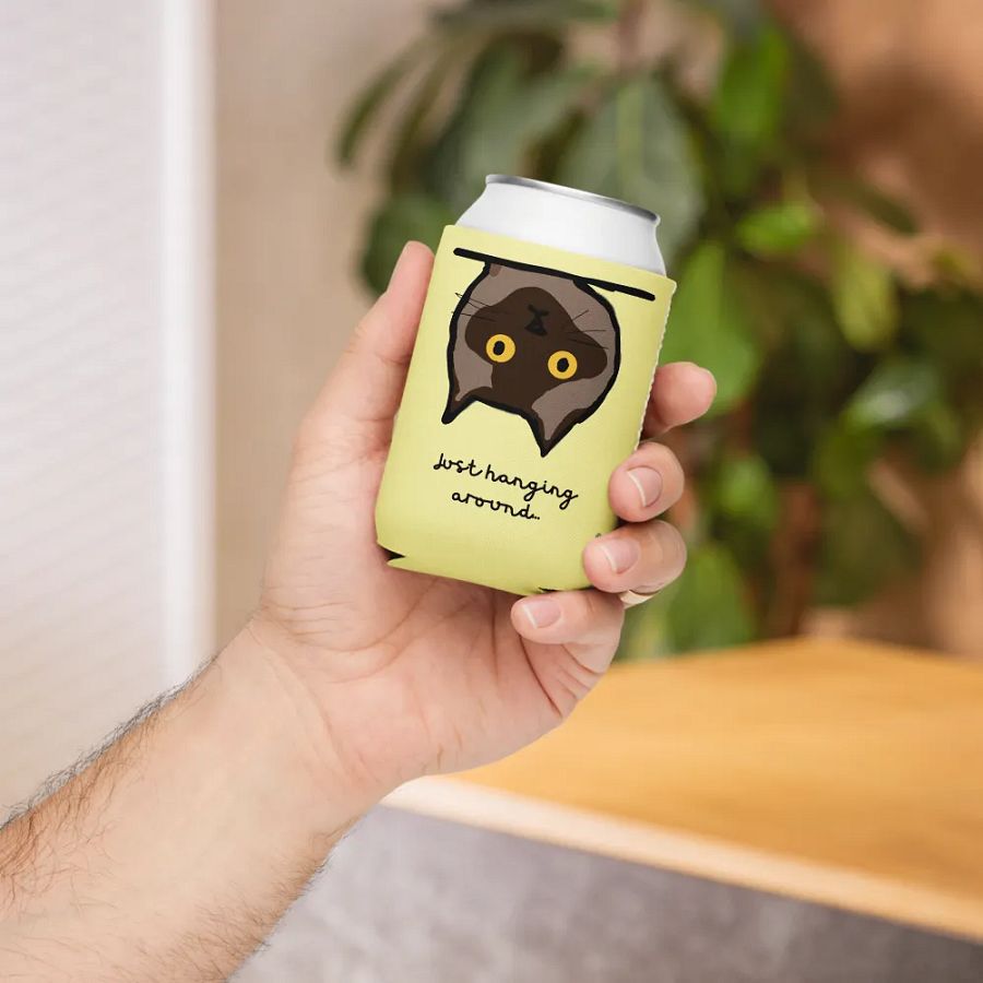 Just Hangin' Around Can Cooler Sleeve - Perfect for parties! product image (5)