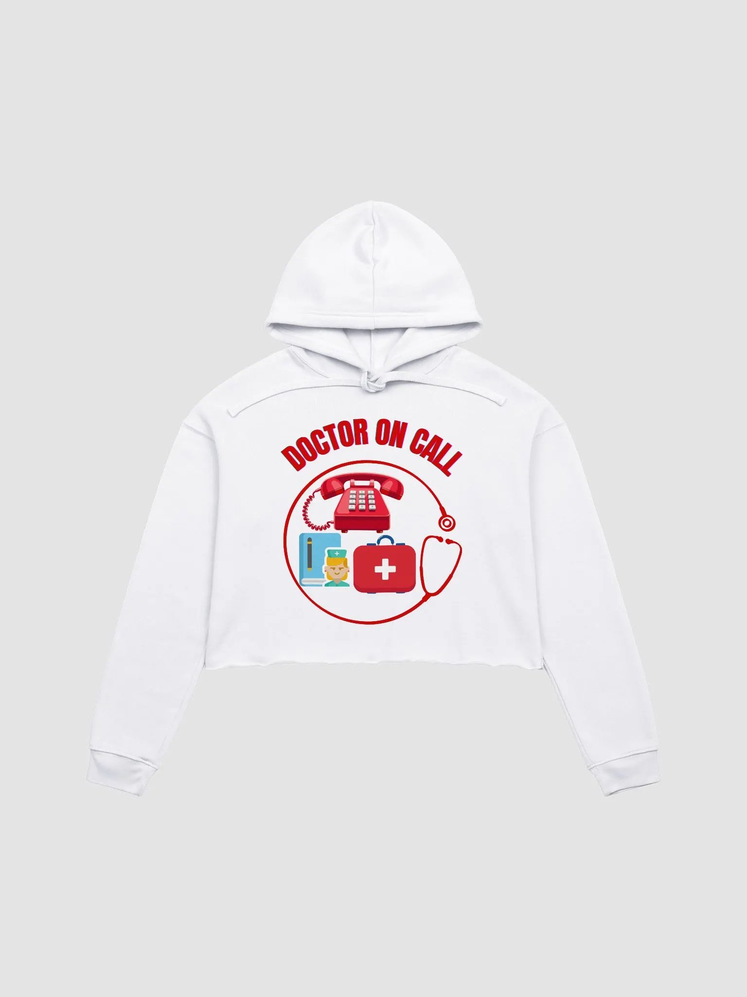 Doctor On Call Cropped Hoodie product image (1)