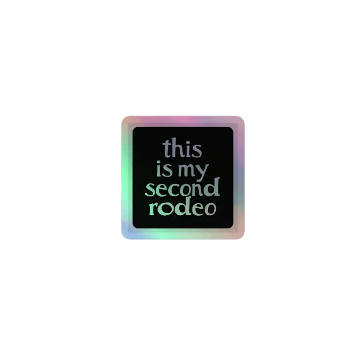 Second Rodeo Holographic Sticker Set product image (1)
