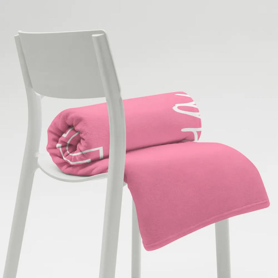 Ukraine - Pink & White - Throw Blanket product image (8)