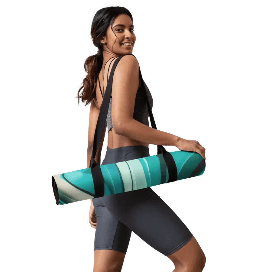 Graphic Grove Anti-Slip Yoga Mat with Microsuede Top - 24″ × 68″ product image (2)