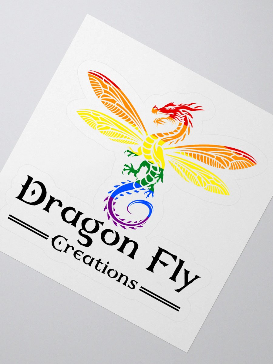Dragon Fly Creations Pride Sticker product image (1)