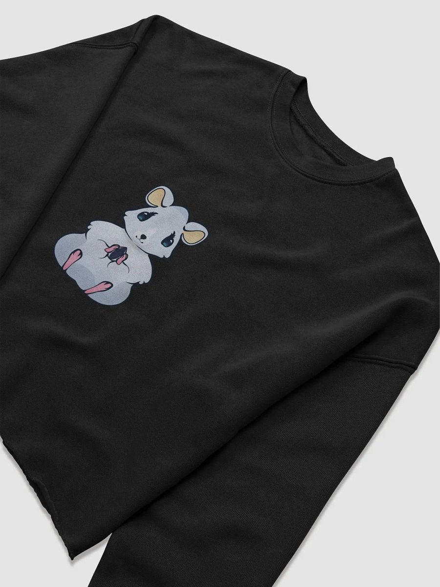 Hamster Holding A Seed Crop Top Sweat Shirt product image (5)