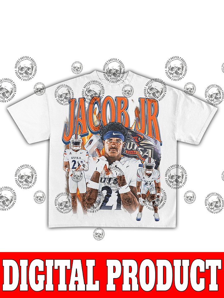 Jacob Jr. UTSA Roadrunners College Football Vintage Bootleg Graphic product image (2)