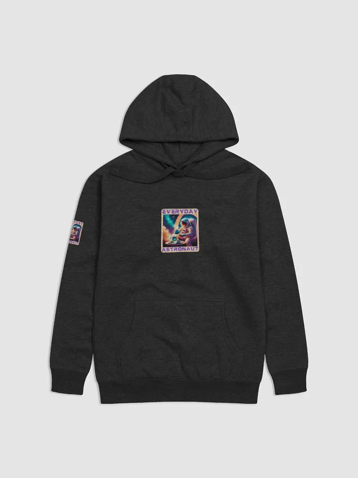 Everyday Astronaut Drinking Tea Unisex Hoodie product image (2)