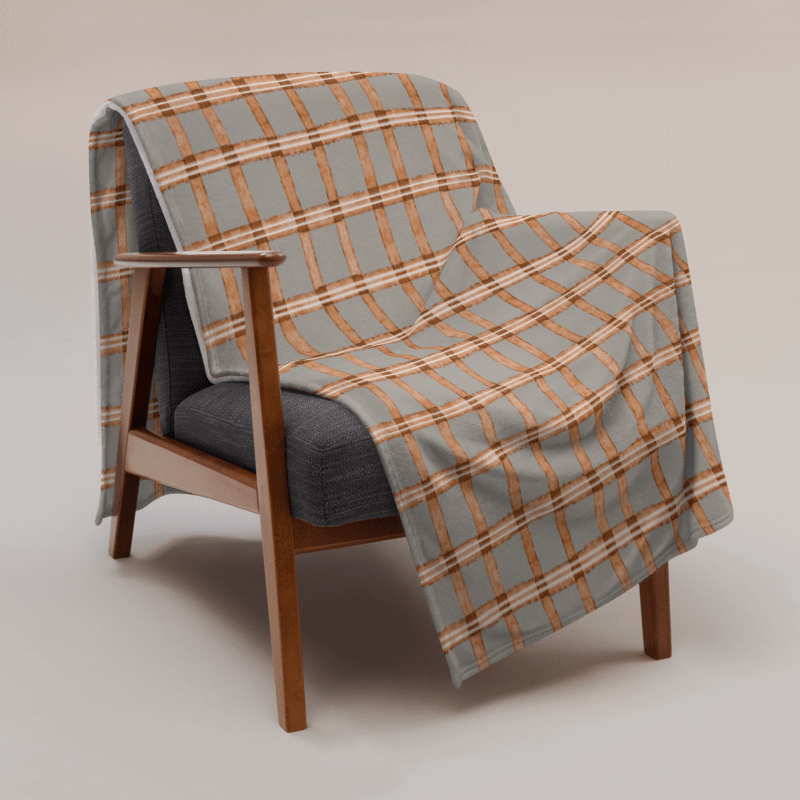 CINNAMON & GREY COTTAGE GINHAM CHECK product image (5)
