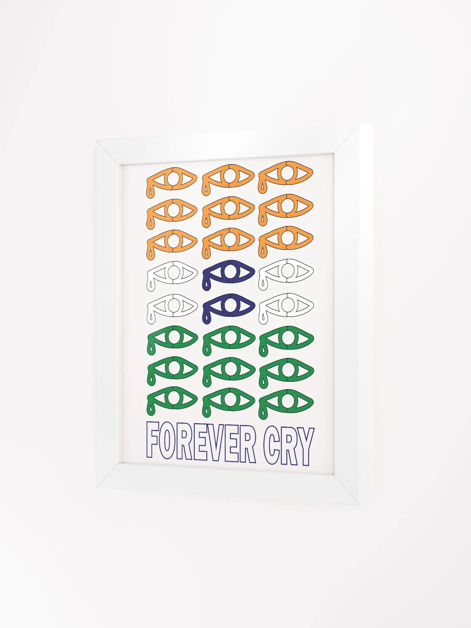 India - Forever Cry - Framed High-Quality Matte Poster product image (3)