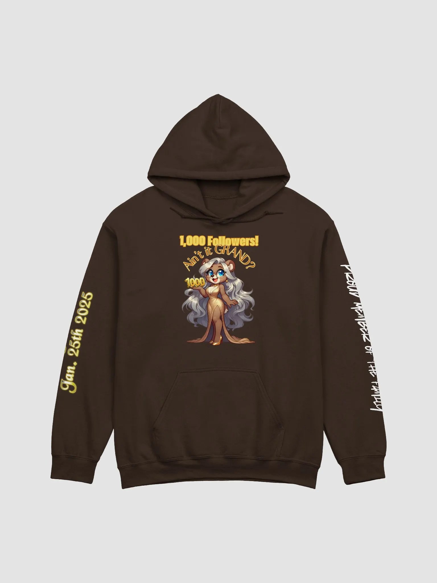 Limited Edition 1K Followers Celebration Hoodie product image (4)