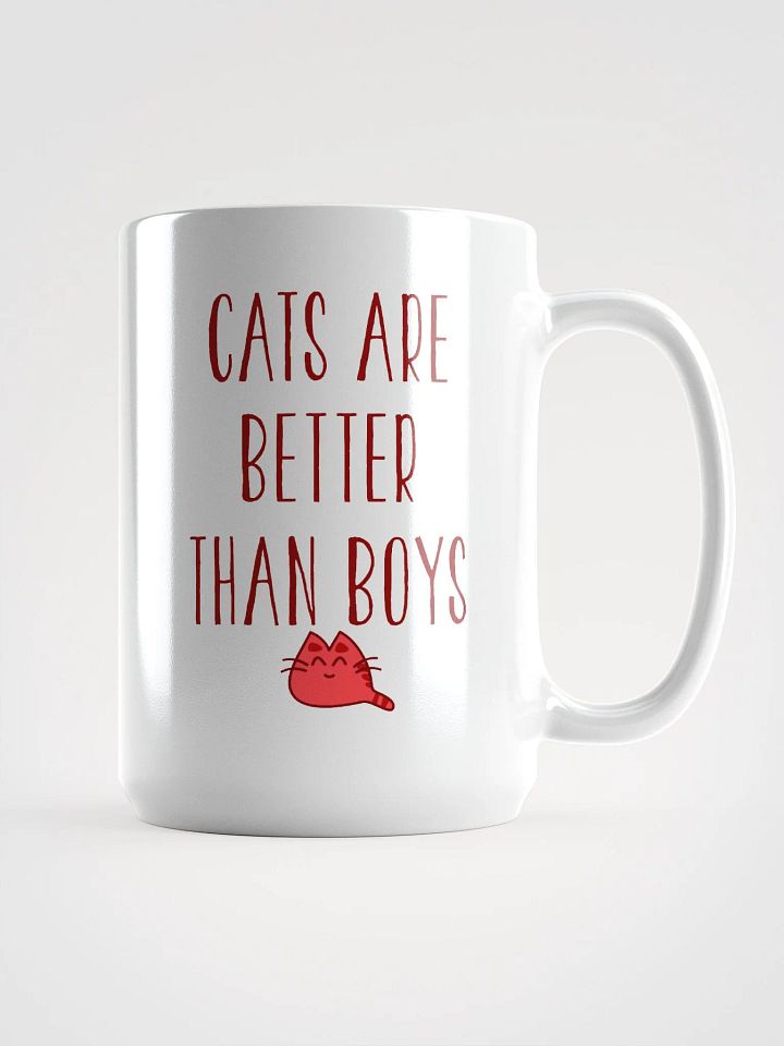 Cats are better than boys - mug product image (1)