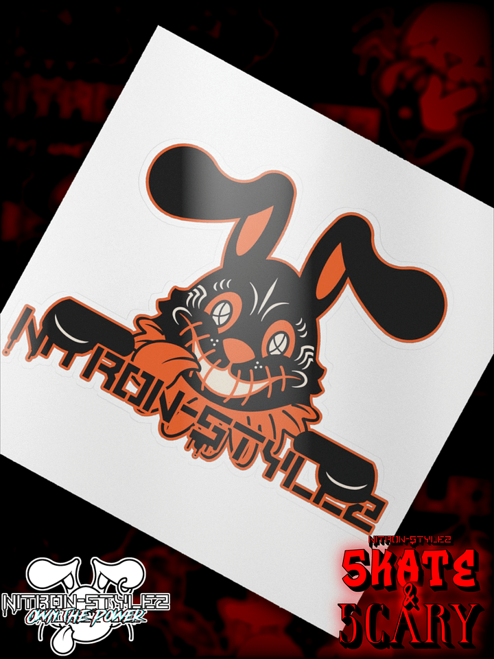 Wave 5 - Vintage Hallow-Hare Kiss Cut Sticker product image (1)