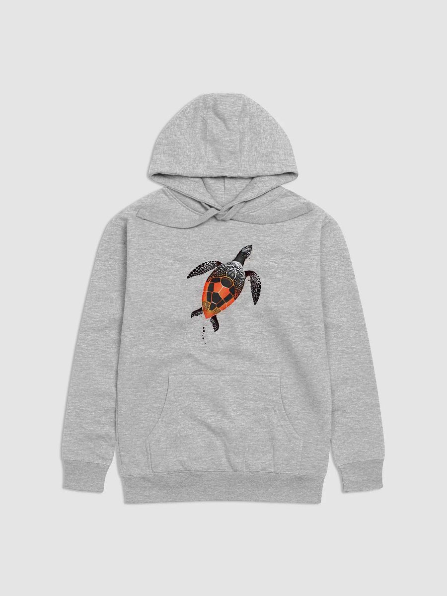 Sea turtle with orange shell - dot art product image (6)
