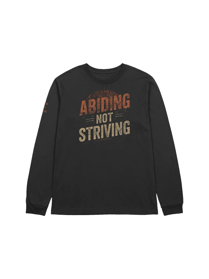Abiding Not Striving Long Sleeve Tshirt product image (7)