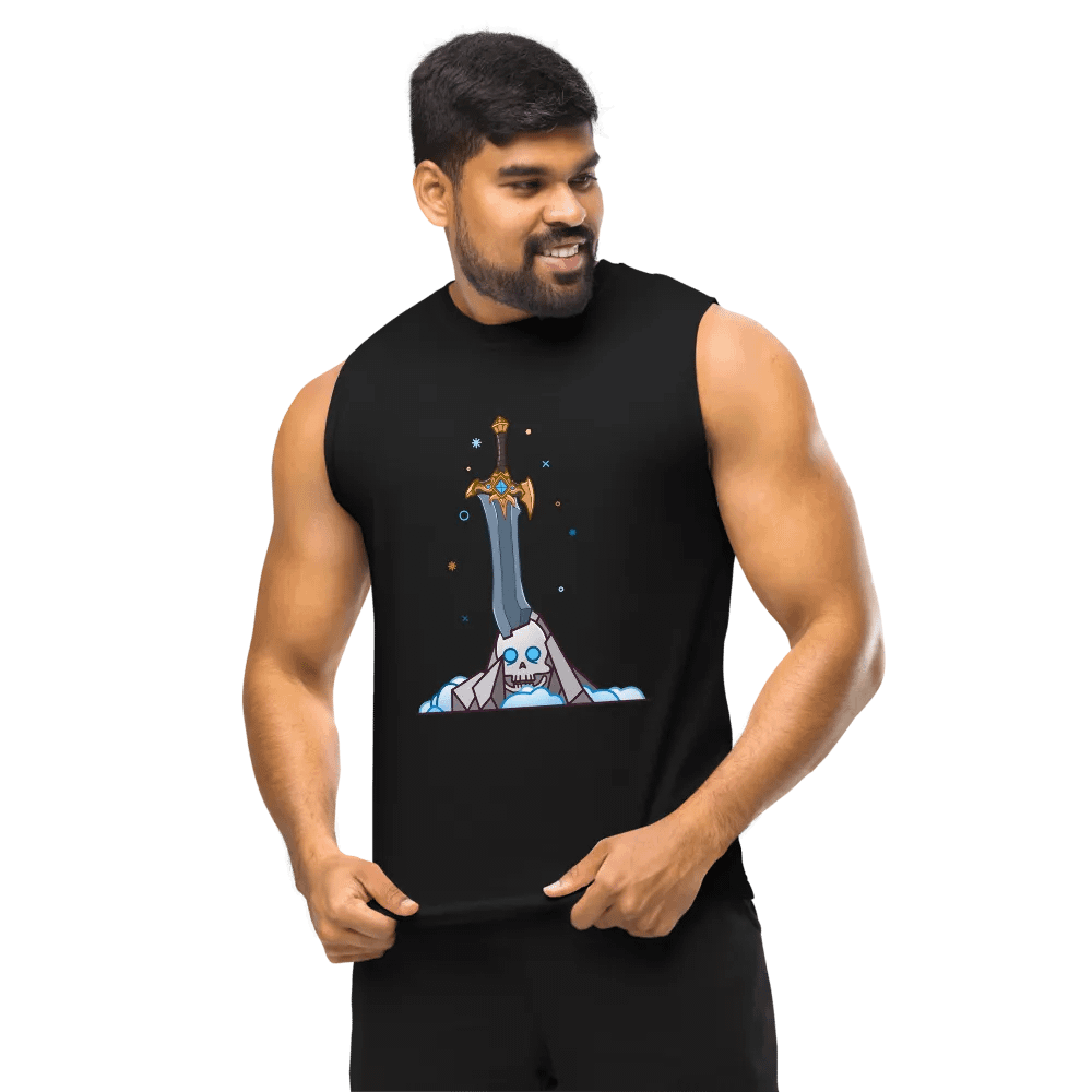 Sword in the Skull - Quel'Serrar Variation - Men's Style Muscle Tank product image (10)
