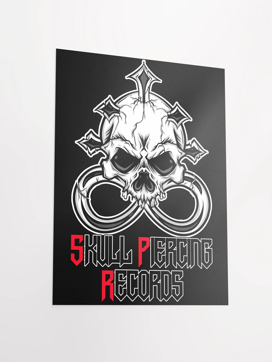 Skull Piercing Records Matte Poster product image (9)
