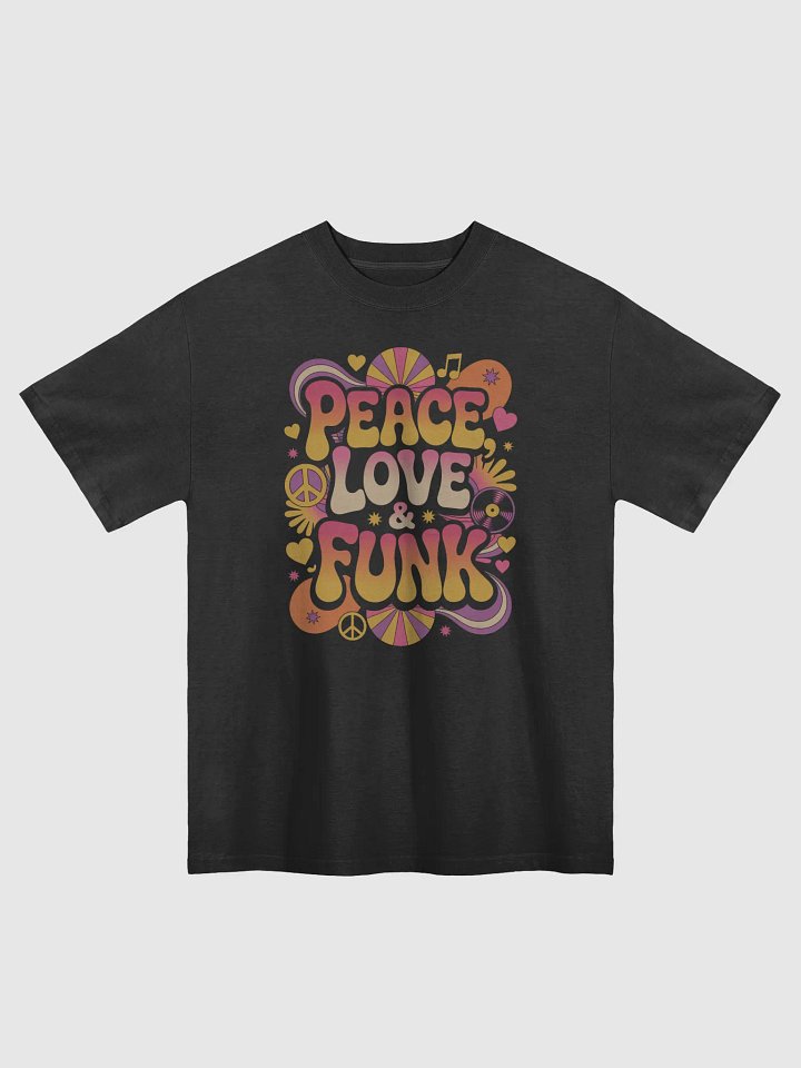 Peace Love & Funk Groovy Retro T-Shirt product image (1)