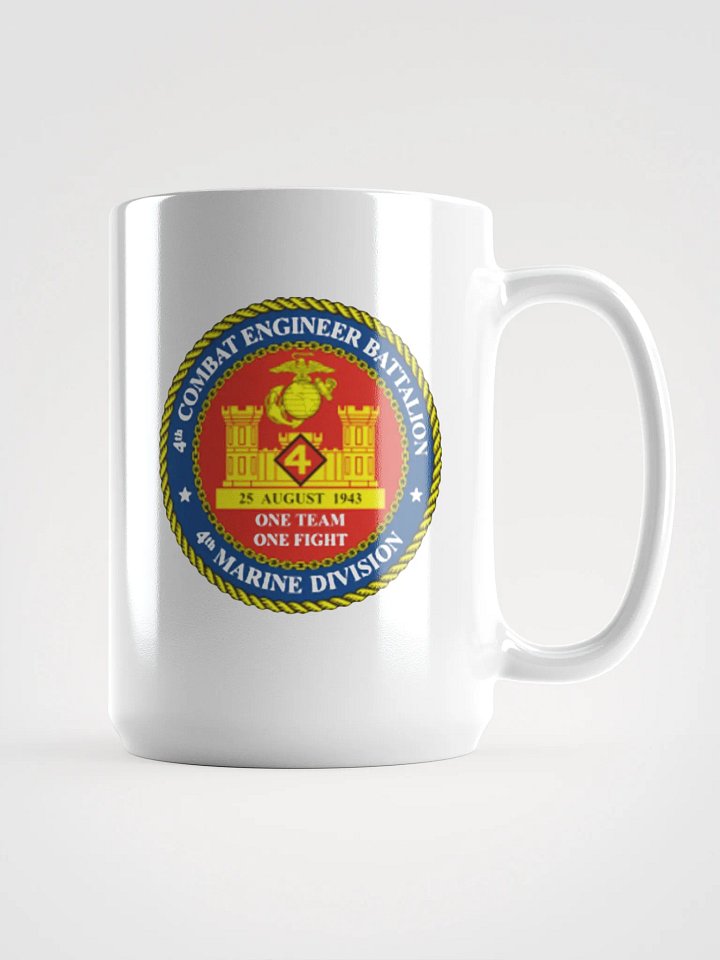 4th Combat Engineer: White Coffee Cup product image (1)