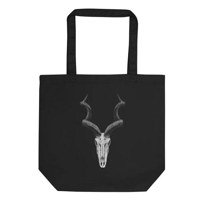 Kudu Skull Eco Tote product image (1)