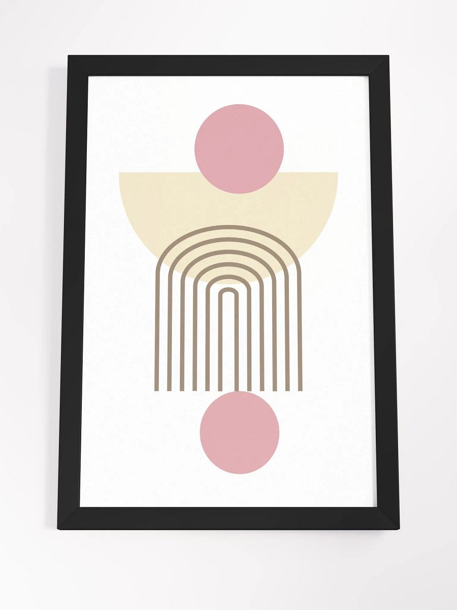 Geometric Harmony Framed Matte Poster product image (30)