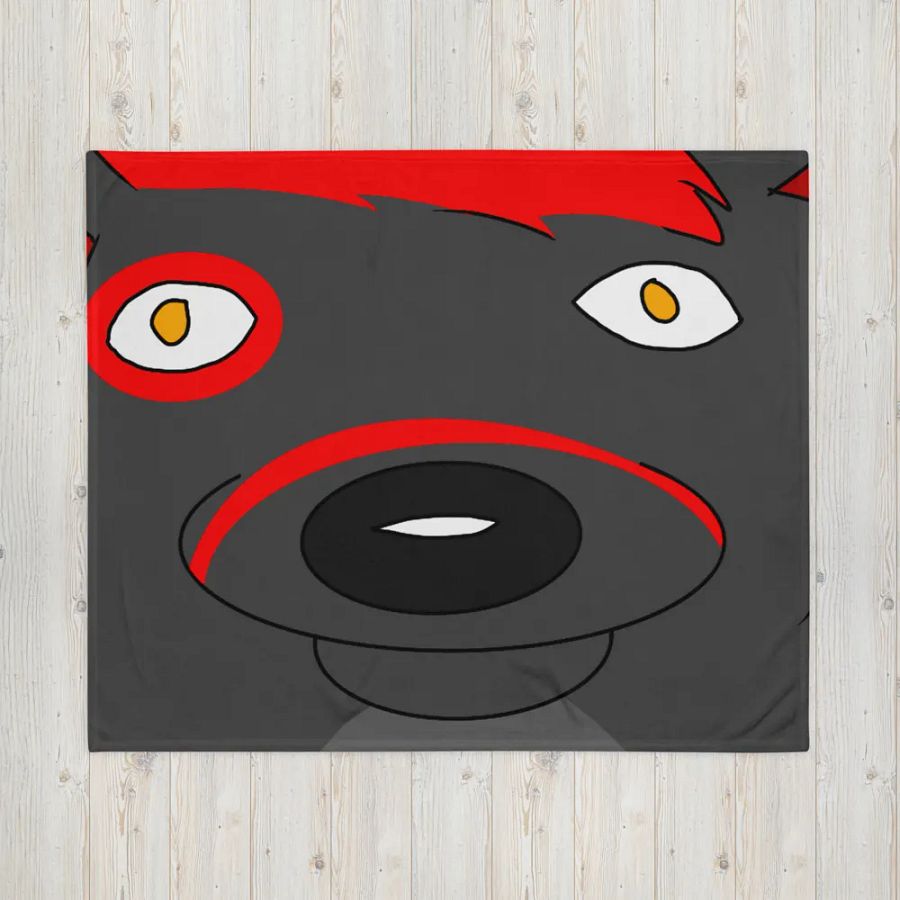 Fury No Thoughts Throw Blanket product image (16)