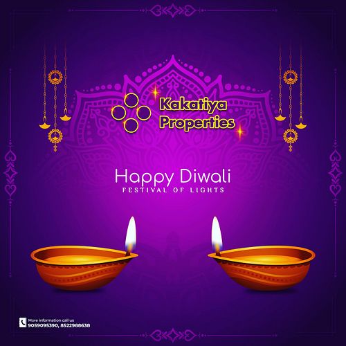 ✨ Happy Diwali from Kakatiya Properties! ✨

May this Diwali fill your home with light, joy, and prosperity! 🪔🏡

As you celebr...