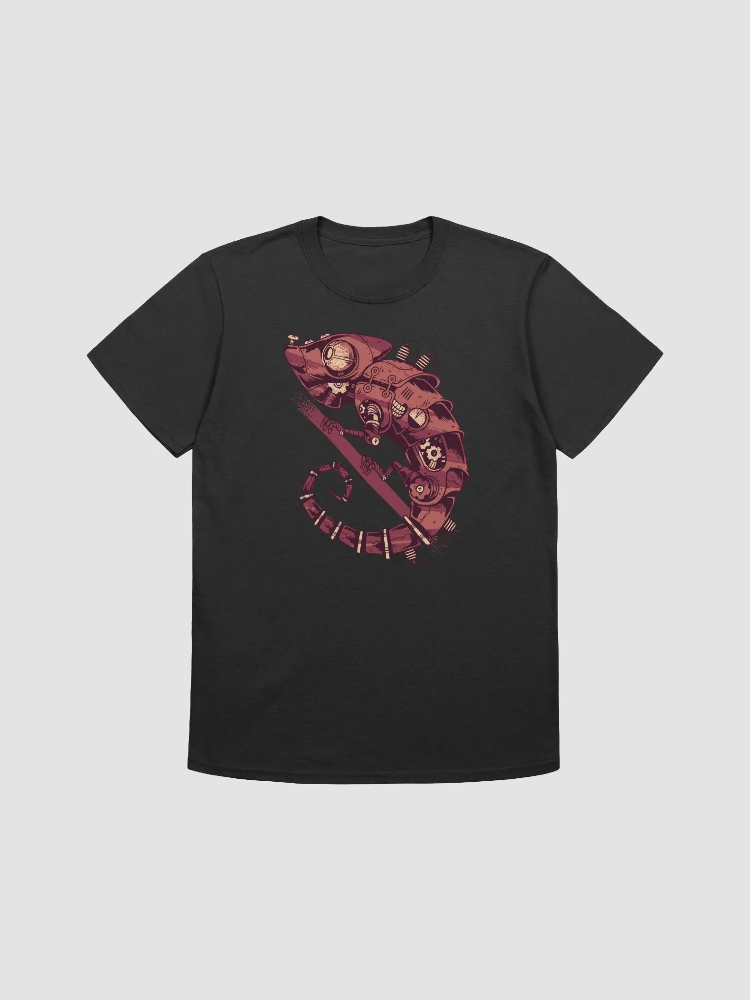 Mechanical Chameleon Steampunk T-Shirt product image (1)