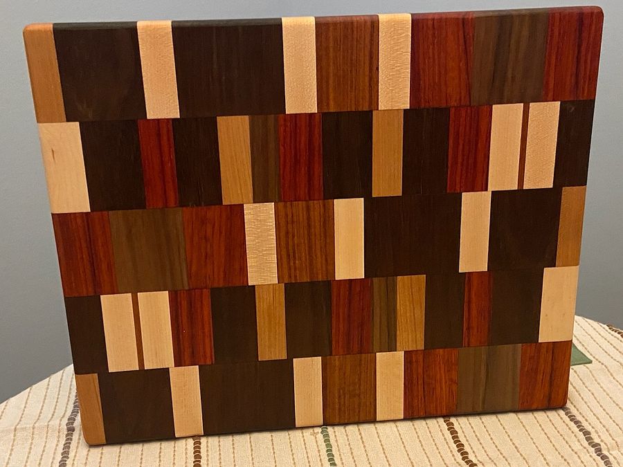 Patterned Exotic Wood Cutting Board product image (1)