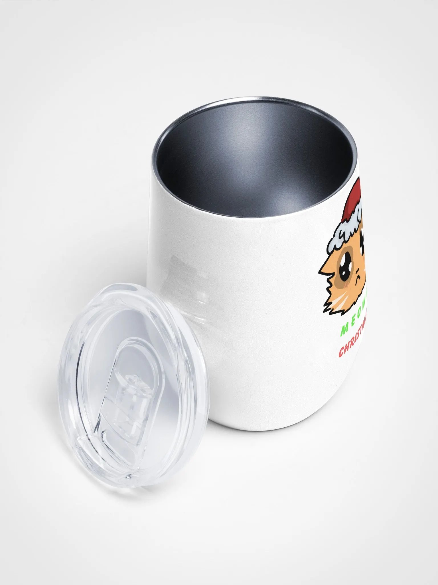 Meowy Christmas Wine Tumbler product image (3)