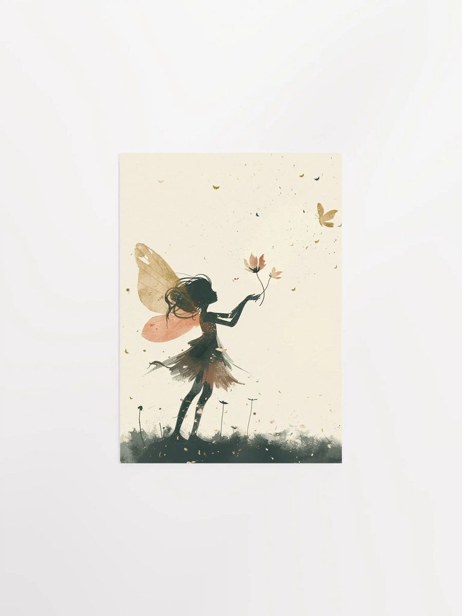 Watercolor Fairy Illustration Whimsical Nursery Art Print product image (11)