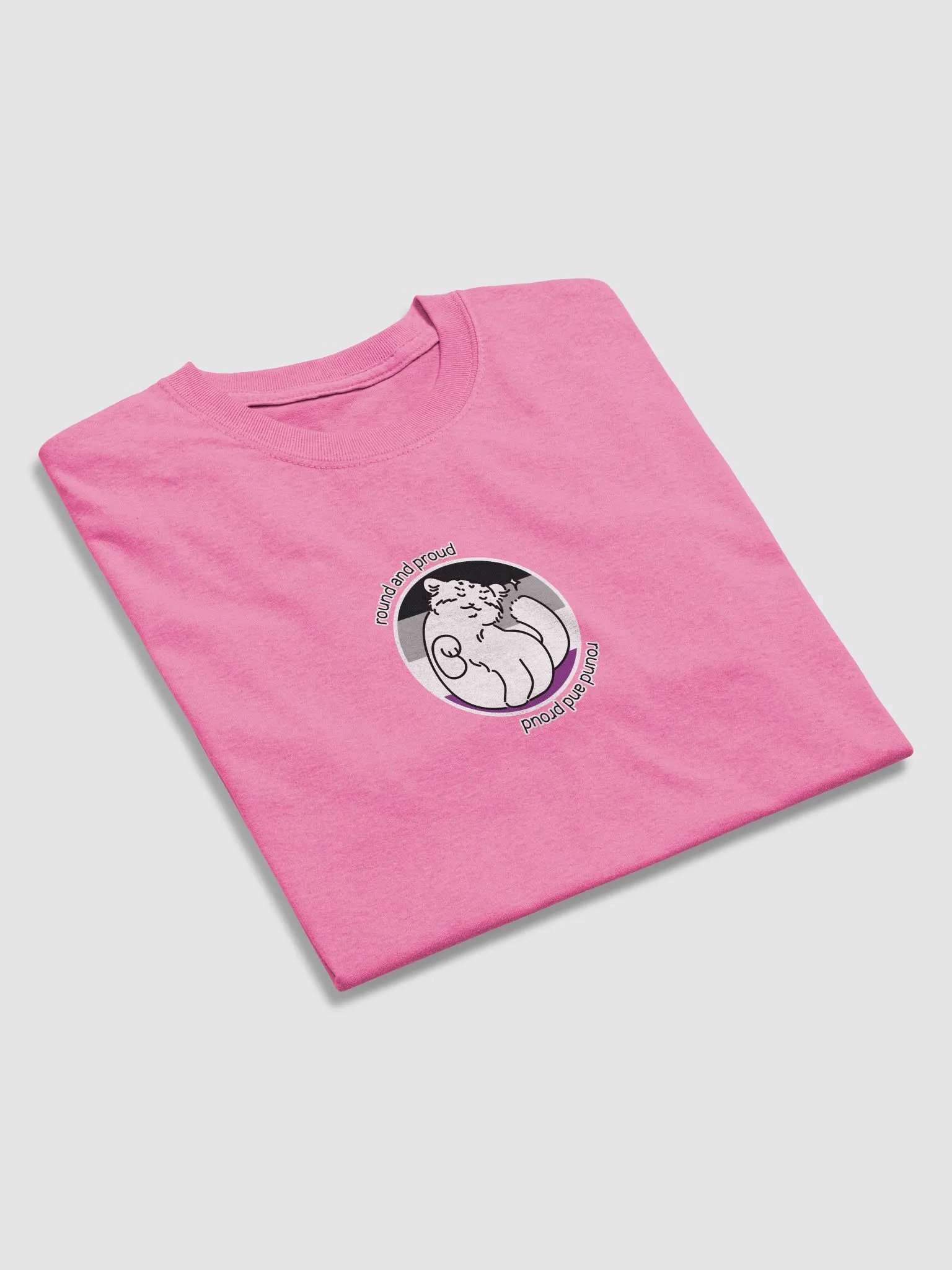 Round and Proud Manul Asexual Version - Gildan Unisex T-Shirt product image (27)