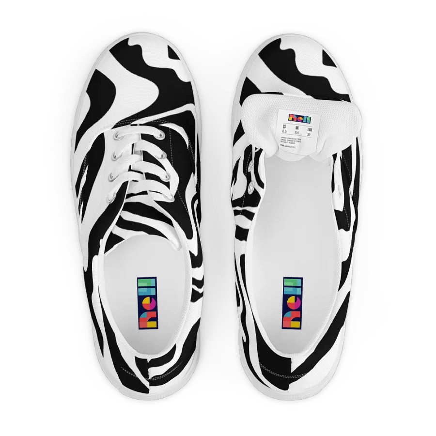 Swirlscape Lace-Up Canvas Shoes product image (6)