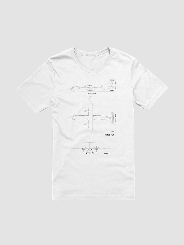 ATR-72-600 Blueprint T-shirt product image (2)