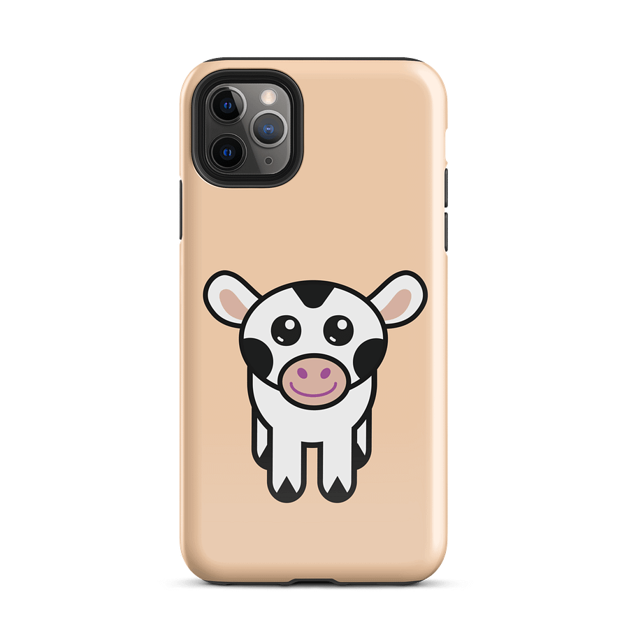 Calfee the Friendly Cow iPhone case - light orange product image (51)