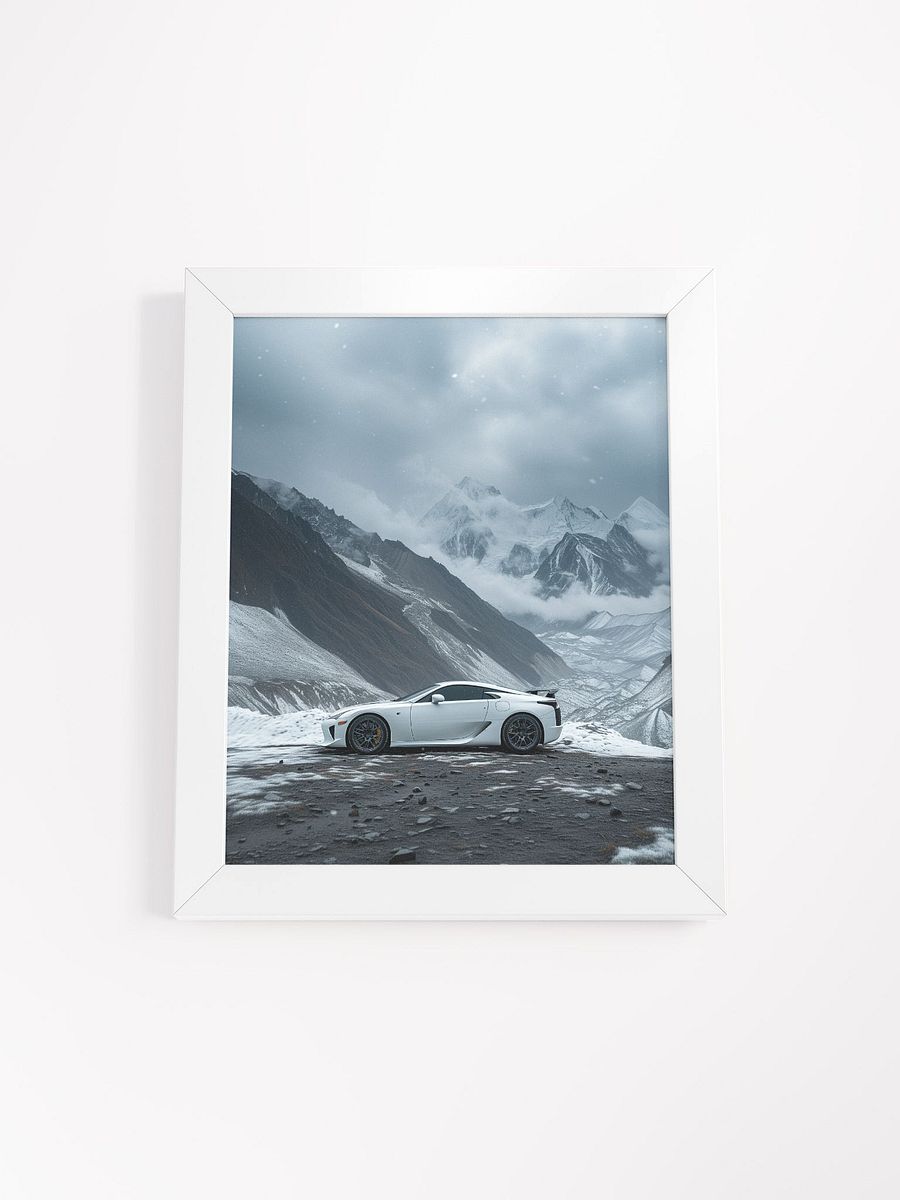 Lexus LFA in Mountains Poster product image (4)