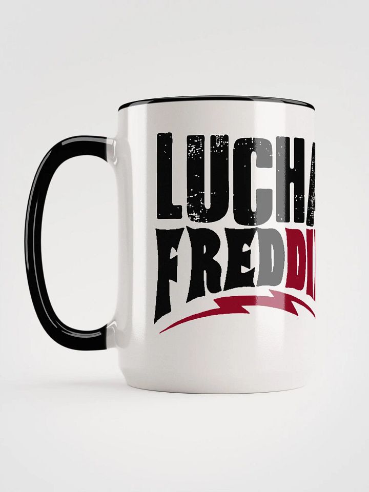 LuchaFredDIE logo mug product image (2)
