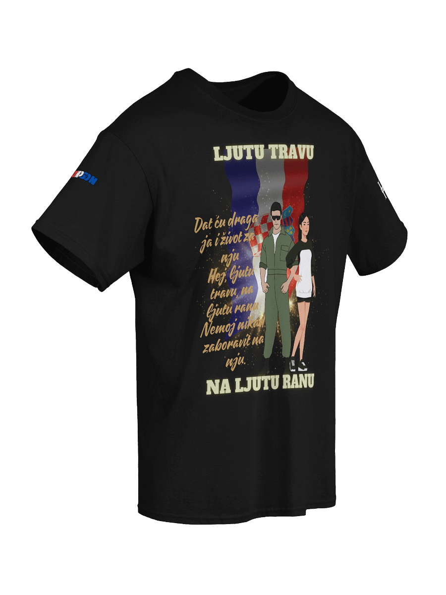 Crowned Stallion Streetwear Tee Ljutu travu na ljutu ranu product image (35)