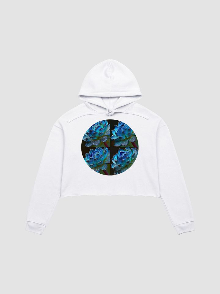 Kawaiikitten Essential Dewdrop Fleece Crop Hoodie product image (1)
