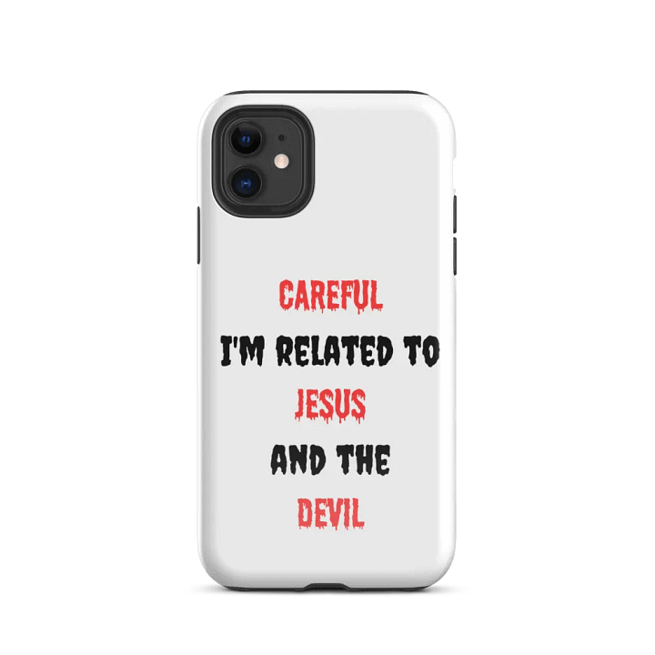 Related to Jesus and the Devil Tough Case for iPhone® product image (24)
