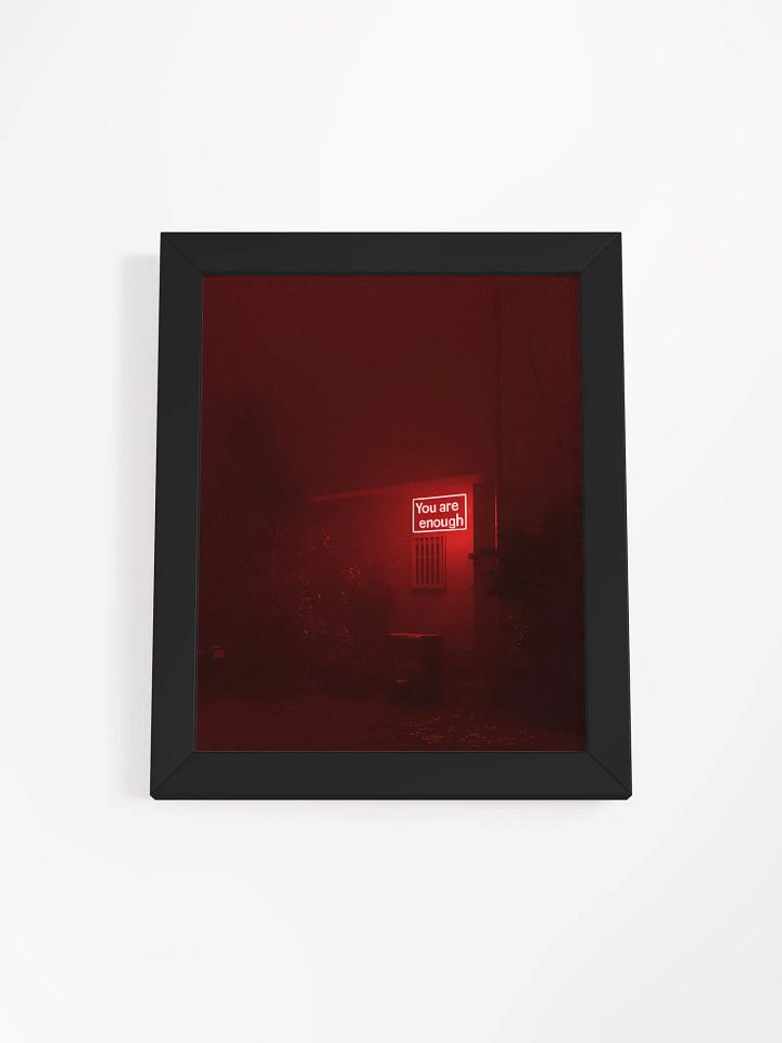"You are enough" Framed Poster product image (1)