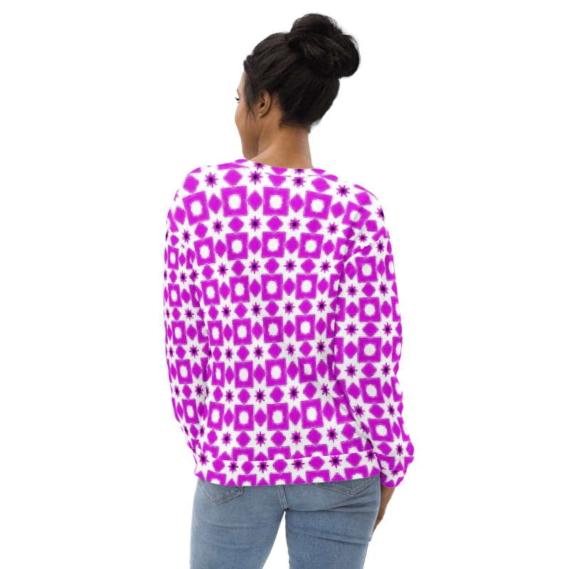 Abstract Fun Pattern Unisex All Over Print Sweatshirt product image (10)