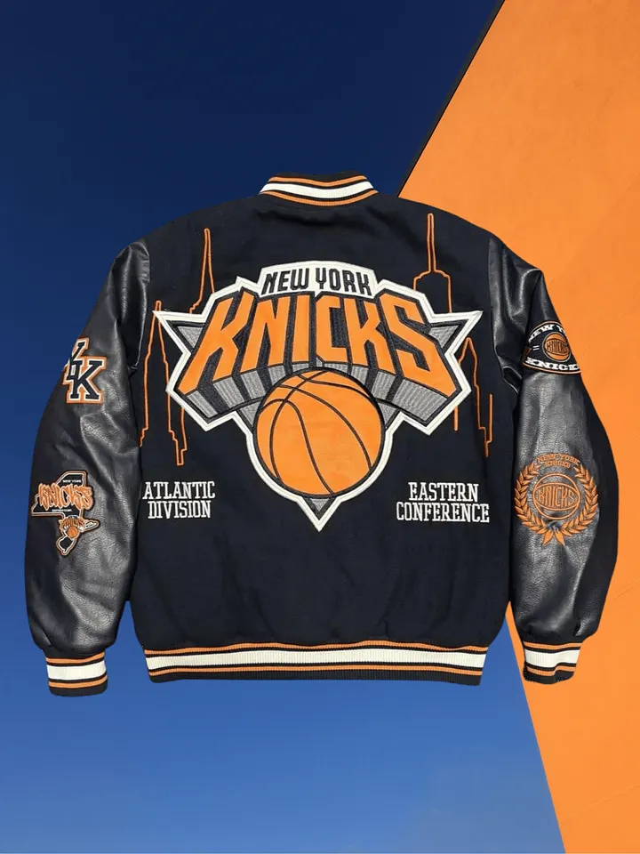 NBA KNICKS Leather Jacket ( Limited to 1pc only / Size - 2XL ) product image (2)