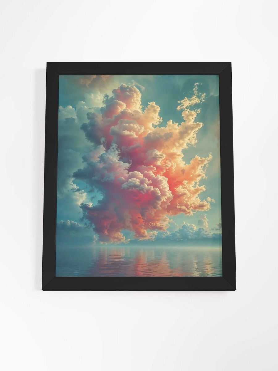 Vibrant Cloud Reflections Framed Print product image (21)