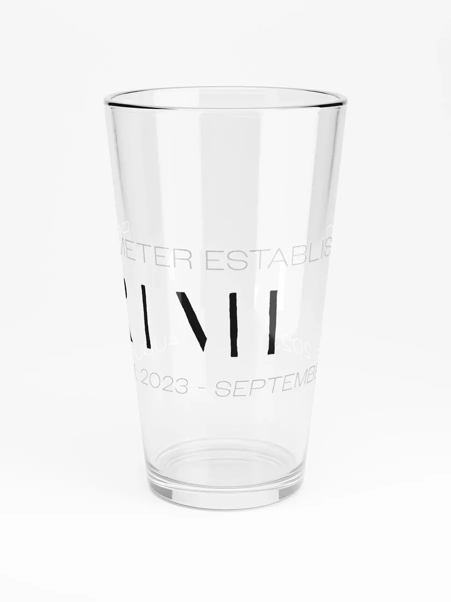 Perimeter | Pint Glass by Nik the Hat product image (2)