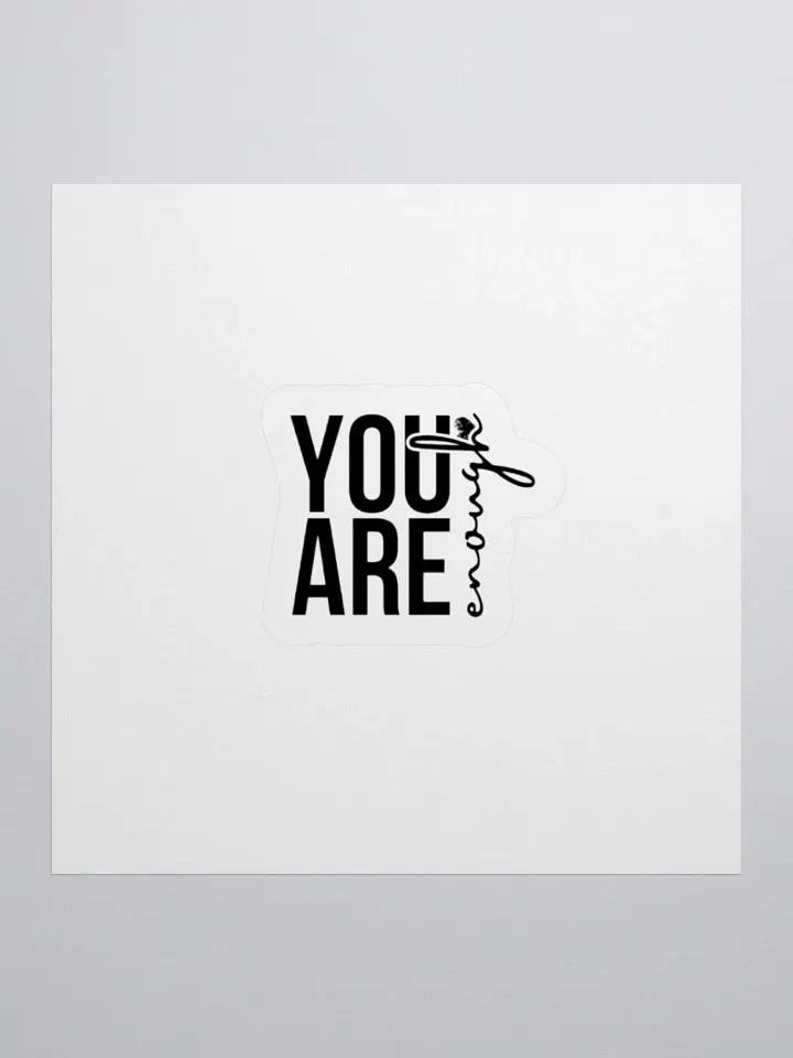 You are enough Gen 2: Corkscrew Kiss Cut Stickers product image (1)