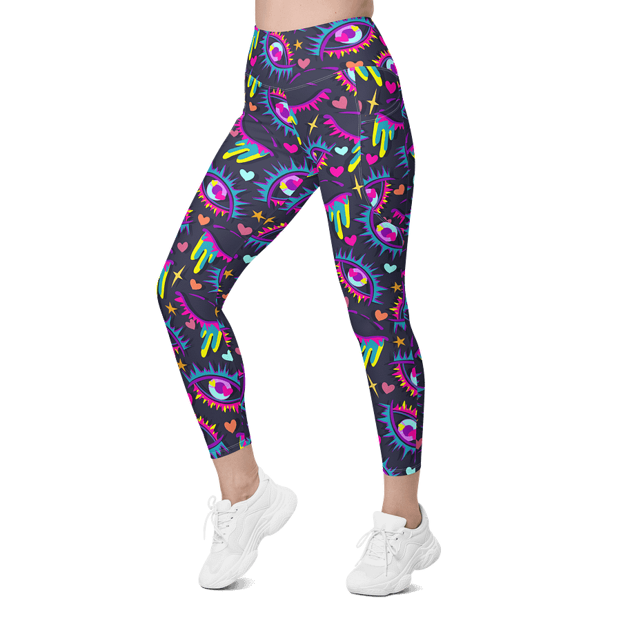 *ALL* Sizes Teal Eye Leggings W/ POCKETS 2.0 product image (3)