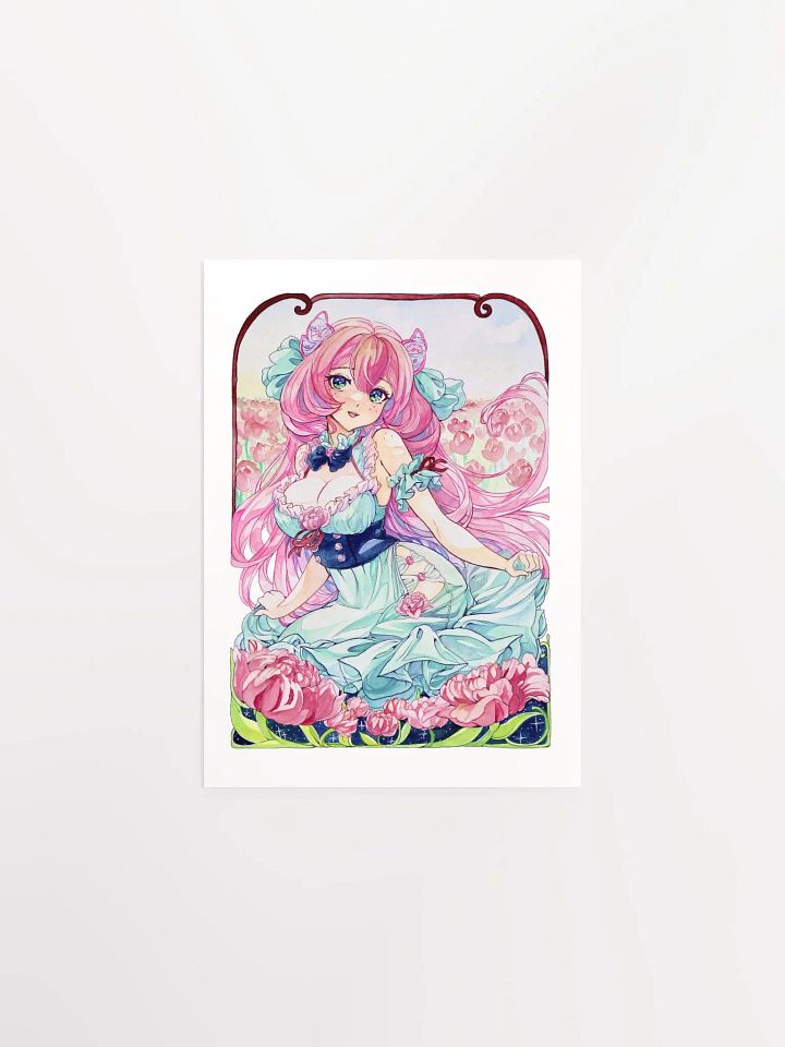 Oki in Tulips Print product image (1)