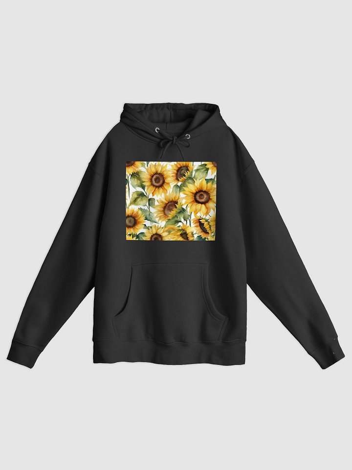 Sunflower Serenity Watercolor Hoodie product image (1)