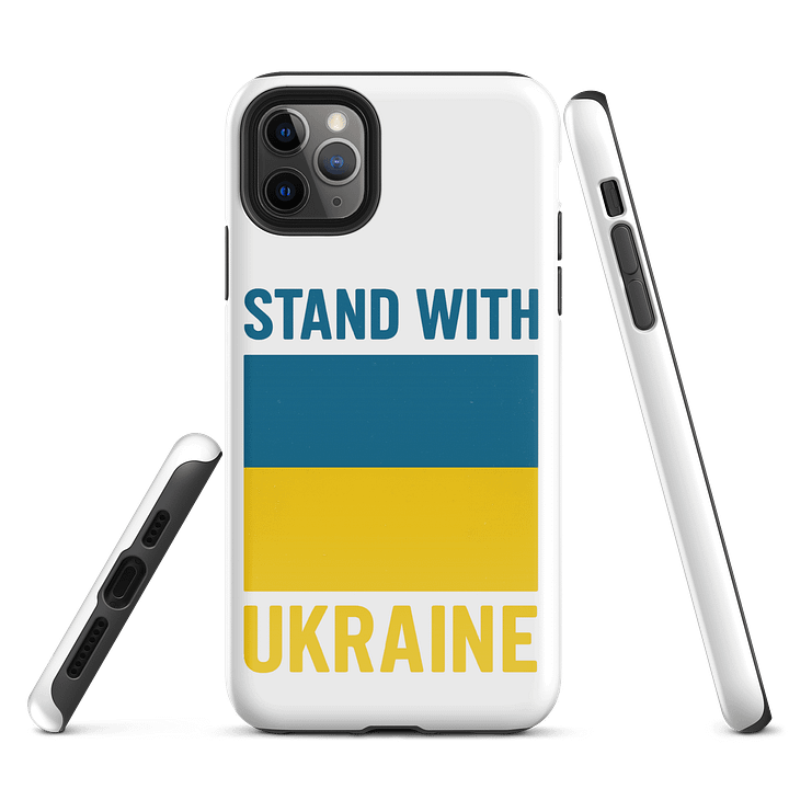 Stand with Ukraine iPhone® Tough Case product image (1)