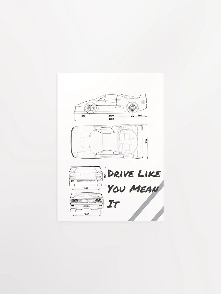 Vintage Sports car poster product image (2)
